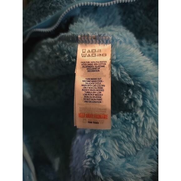 Sesame Street Cookie Monster footie costume pajama Baby 6-9 M cookie lovey toy - Picture 7 of 8